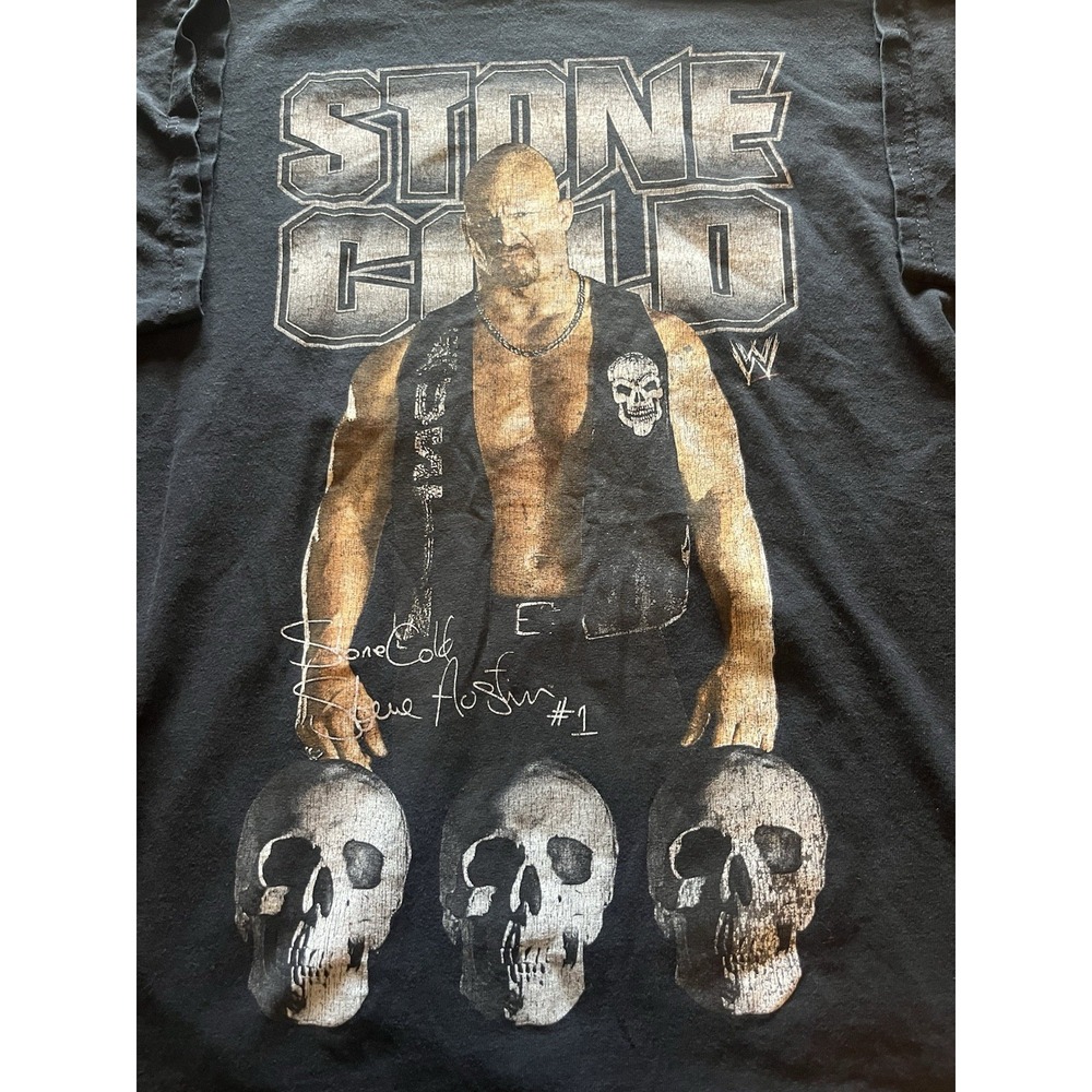 WWE Legends Stone Cold Steve Austin T-Shirt WWF Attitude Men's Size Large